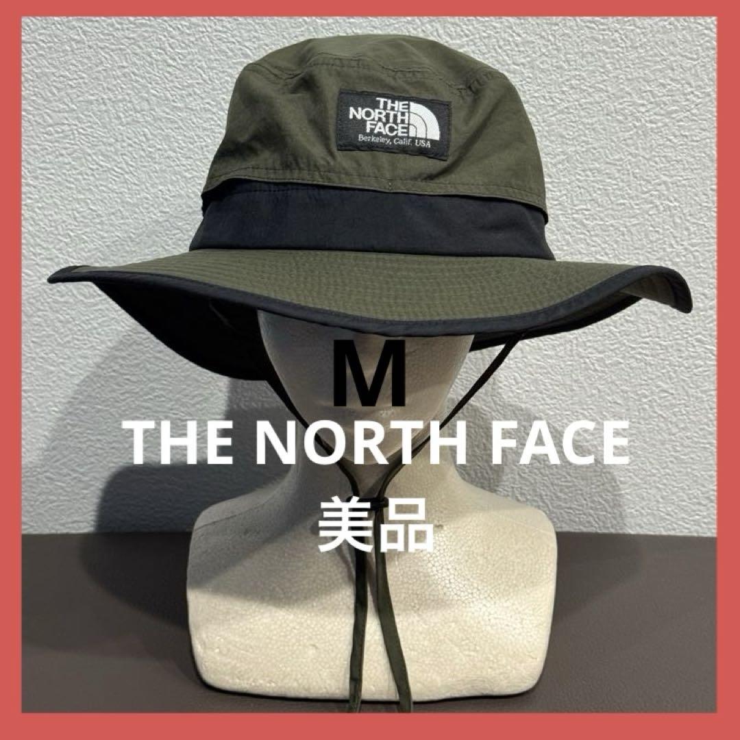 美品 THE NORTH FACE ノースフェイス ホライズンハット 緑 帽子