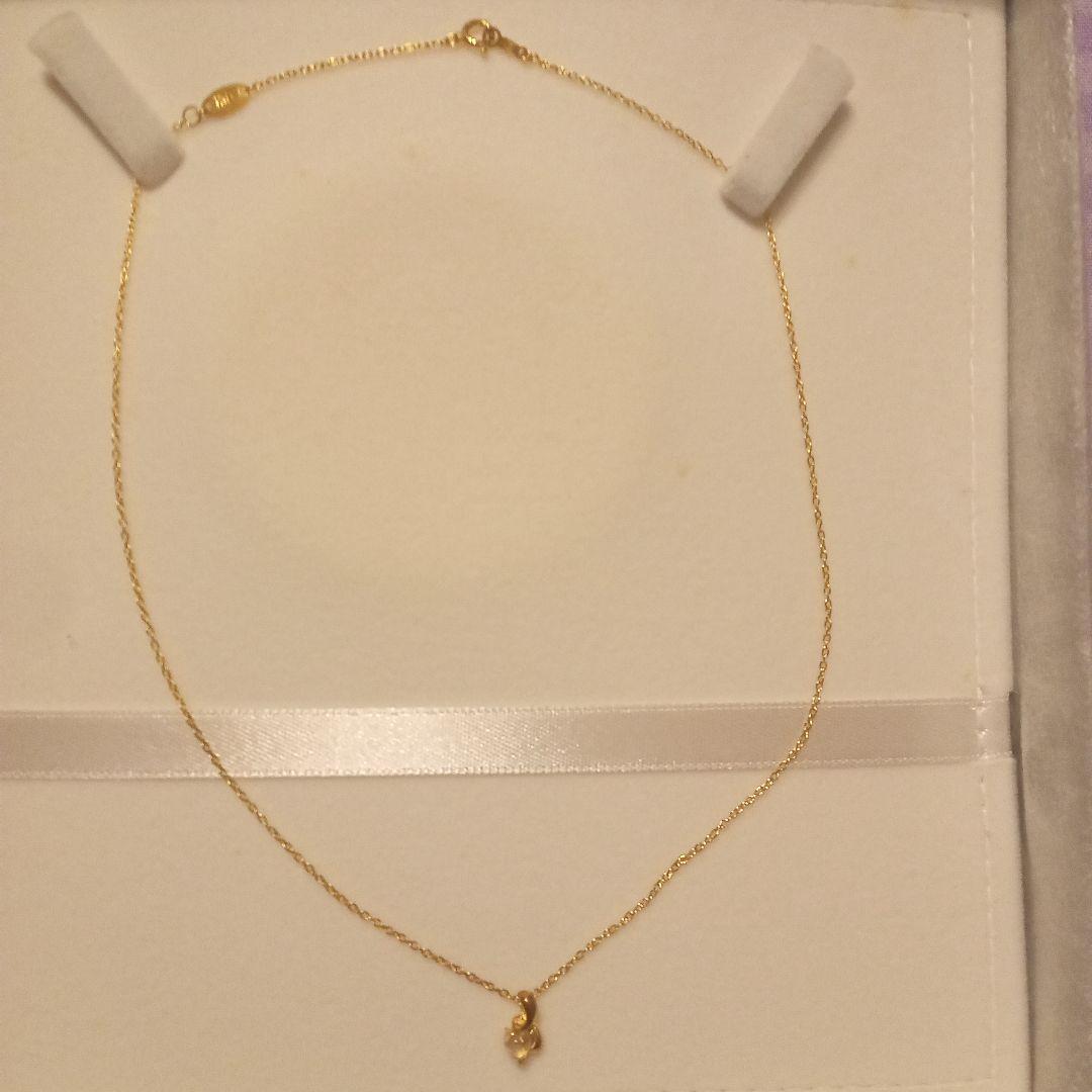 美品 クレージュ K18 ムーンストーン♡ネックレス 30年もの