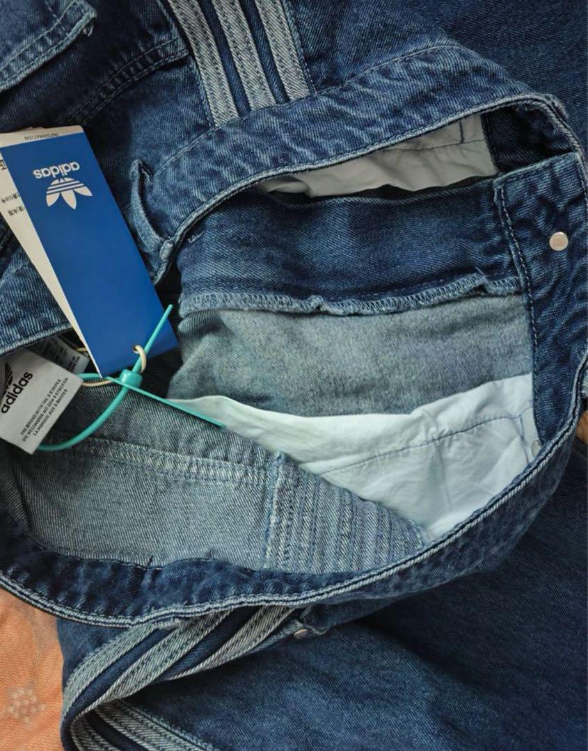 新品36 Adidas DENIM FIREBIRD PANT JC6234