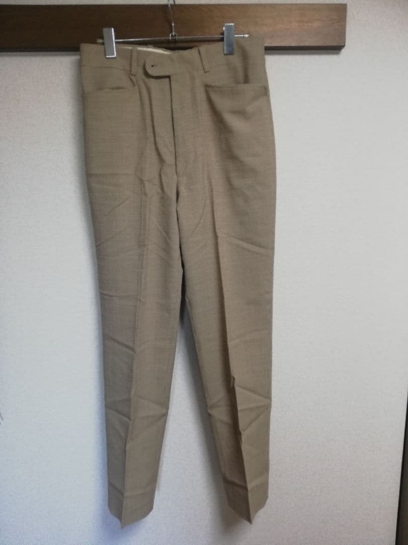 ベルナールザンスBERNARD ZINS チェック柄パンツ スラックスS BERNARD ZINS