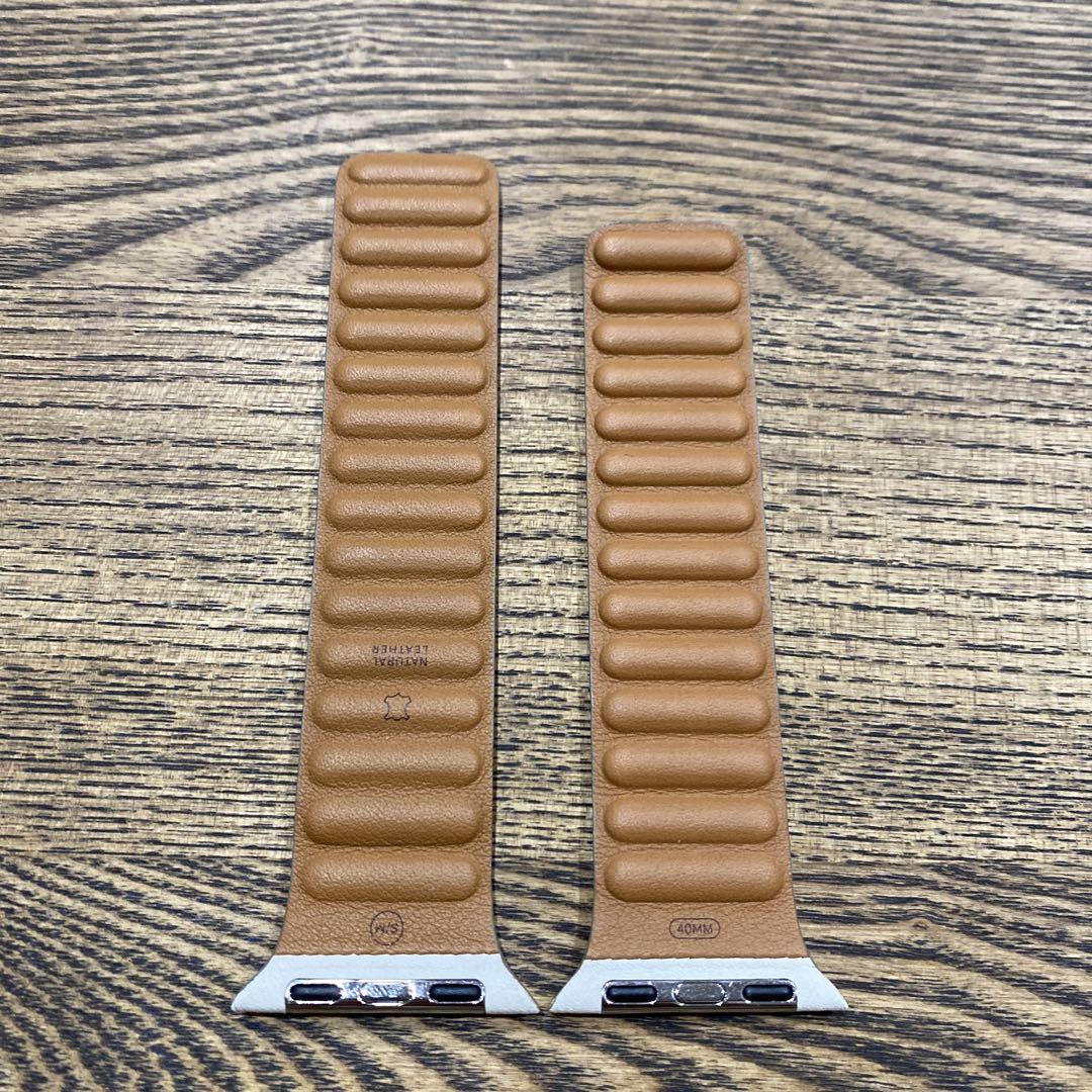Apple Watch 純正 セコイアグリーンレザーリンク（Original