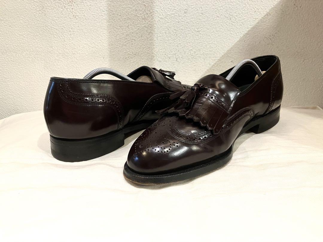 FLORSHEIM IMPERIAL タッセル　ウイングチップ　バーガンディ
