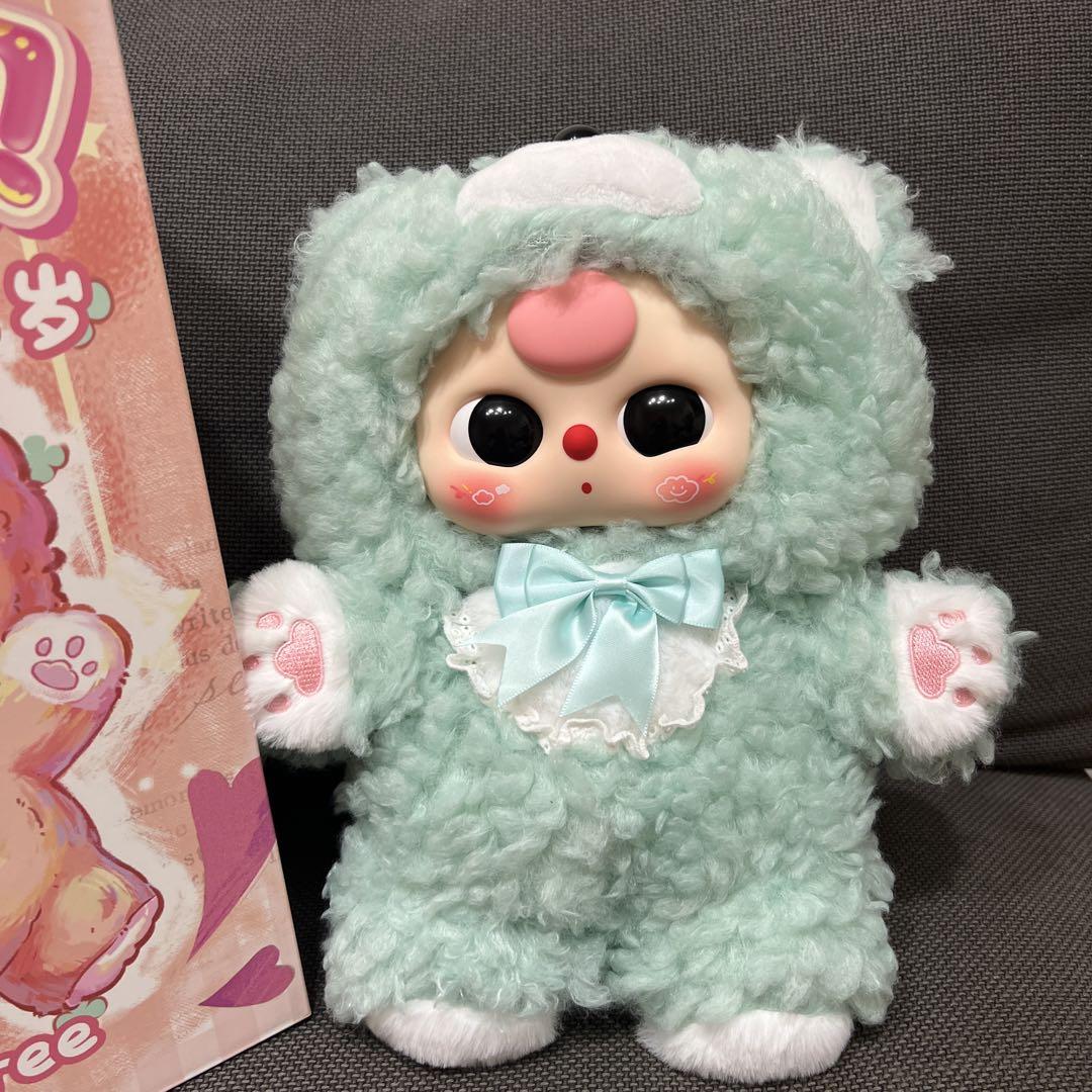 babythree 400% くま babythree 400% ぬいぐるみ 桃熊ちゃん♡ - メルカリ