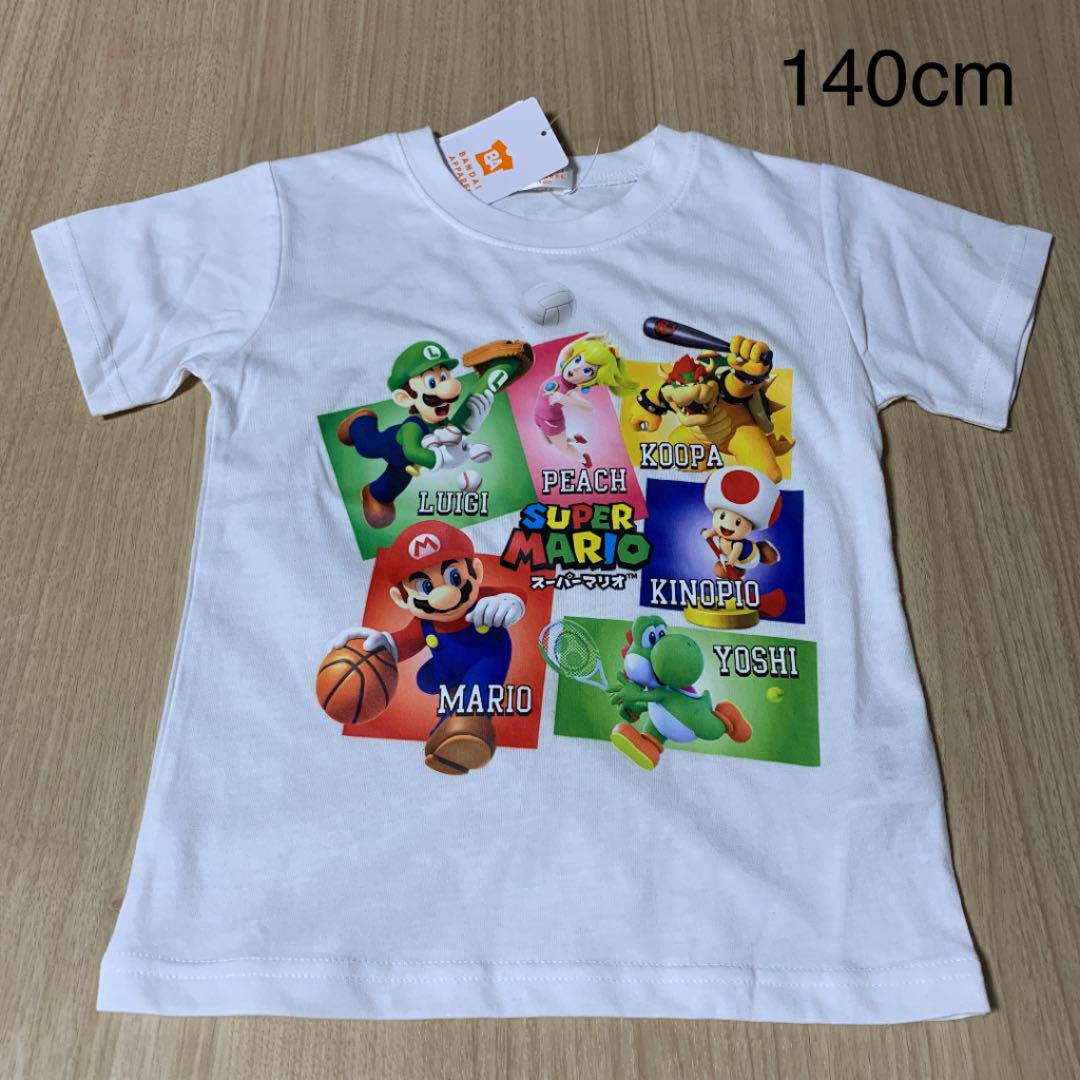 新品】マリオ Tシャツ ホワイト スーパーマリオ Tシャツ 140 - メルカリ 新品】マリオ Tシャツ ホワイト スーパーマリオ Tシャツ 140 - メルカリ