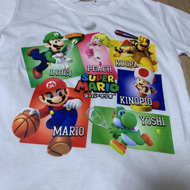新品】マリオ Tシャツ ホワイト スーパーマリオ Tシャツ 140 - メルカリ 新品】マリオ Tシャツ ホワイト スーパーマリオ Tシャツ 140 - メルカリ