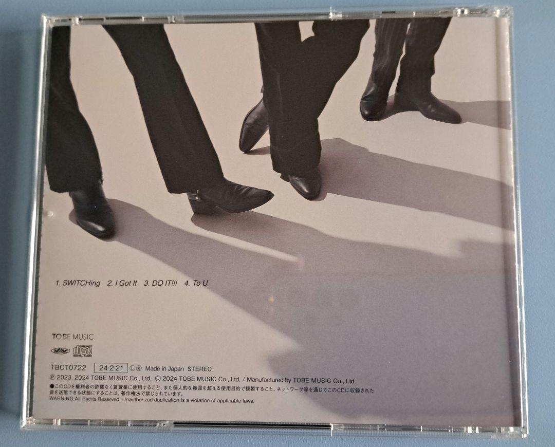 IMP. I Got It / SWITCHing CD 新品未開封 SWITCHing／I Got It」通常盤 | TOBE OFFICIAL STORE