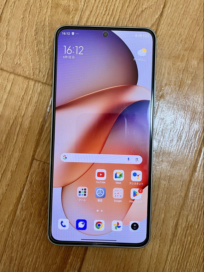 美品 Xiaomi 13T メドゥグリーン 67W充電器とケーブル付き