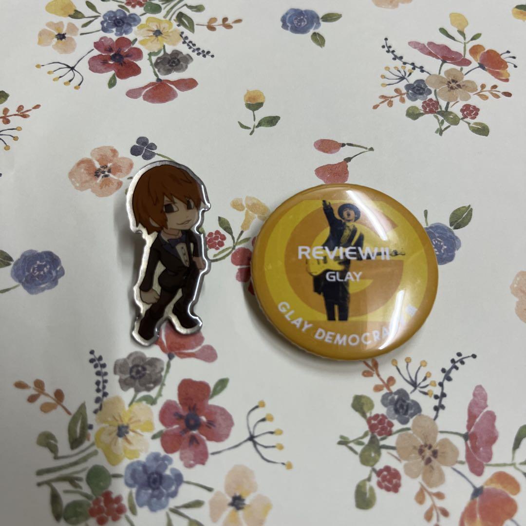 GLAY ランダムグッズ JIRO ホログラム 缶バッジ 尾田栄一郎