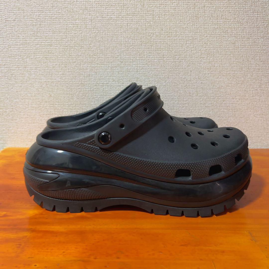 クロックス メガクラッシュ 黒 ブラック サンダル 厚底