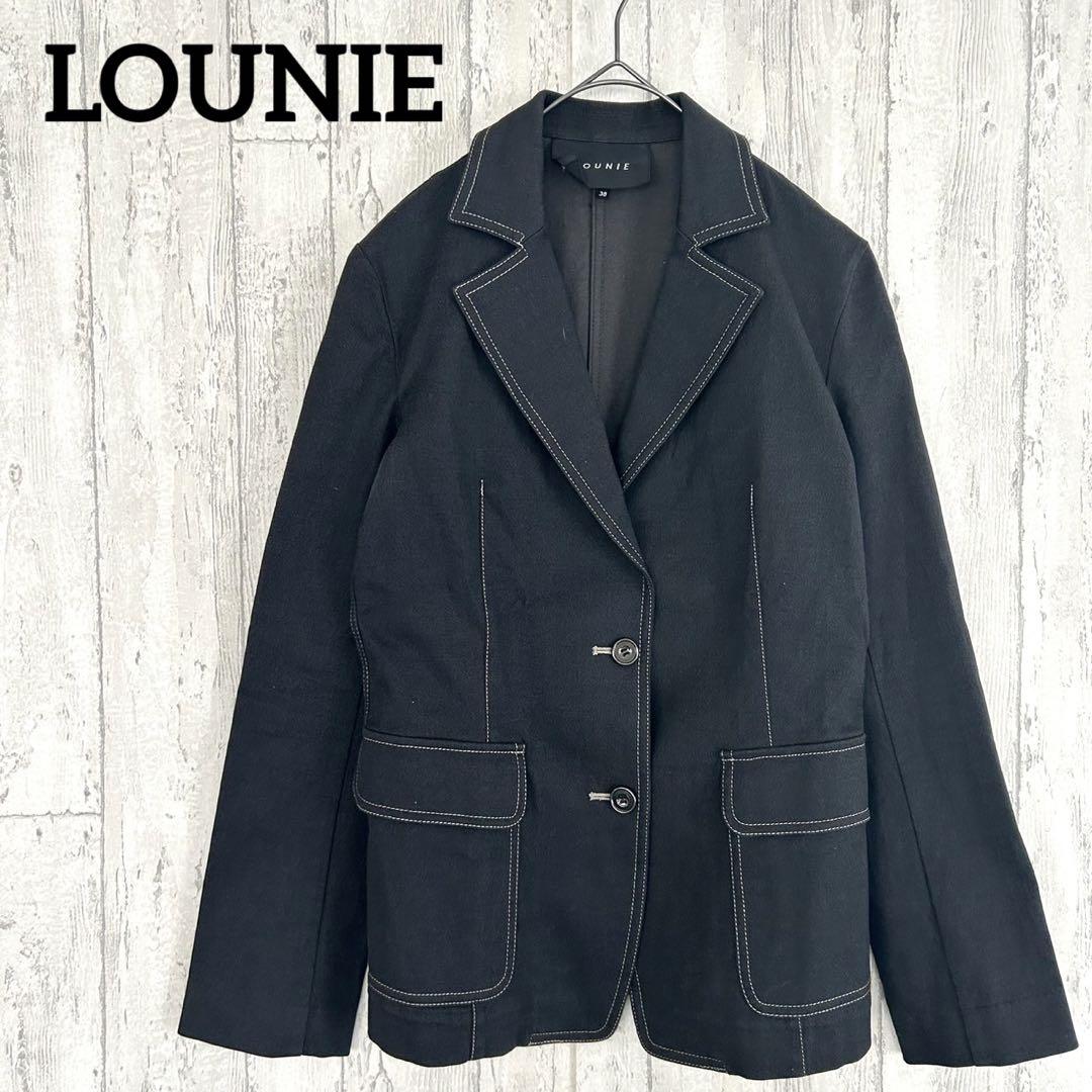 ルーニィ LOUNIE テーラード ジャケット 【M】シングルボタン ストレッチ