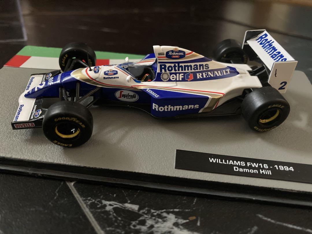 送料無料 通販 激安 F1マシンコレクション ウィリアムズ FW16 ロマンズデカール追加 レーシングカー