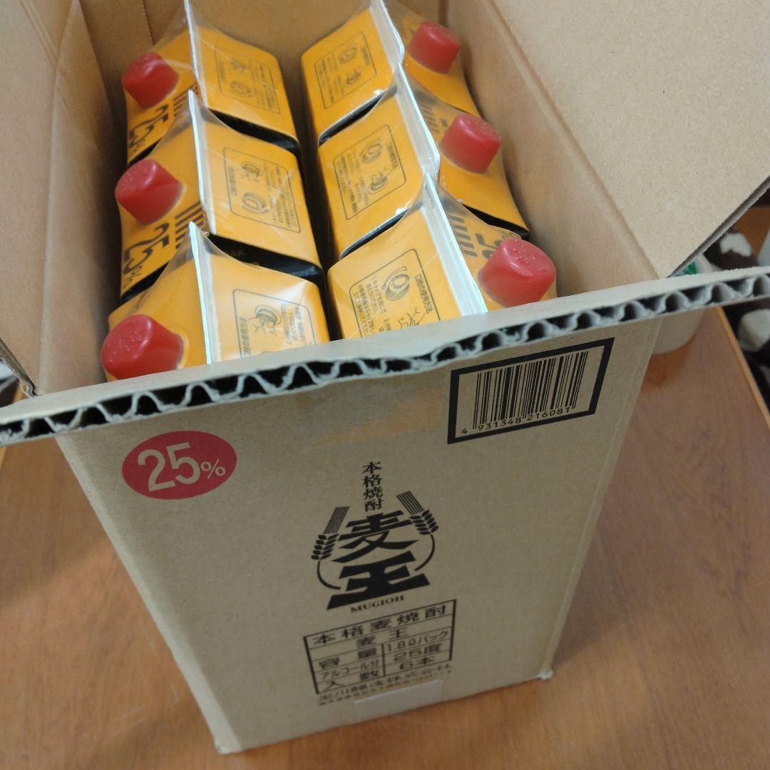 麦王 本格焼酎 25% 1800ml　6本