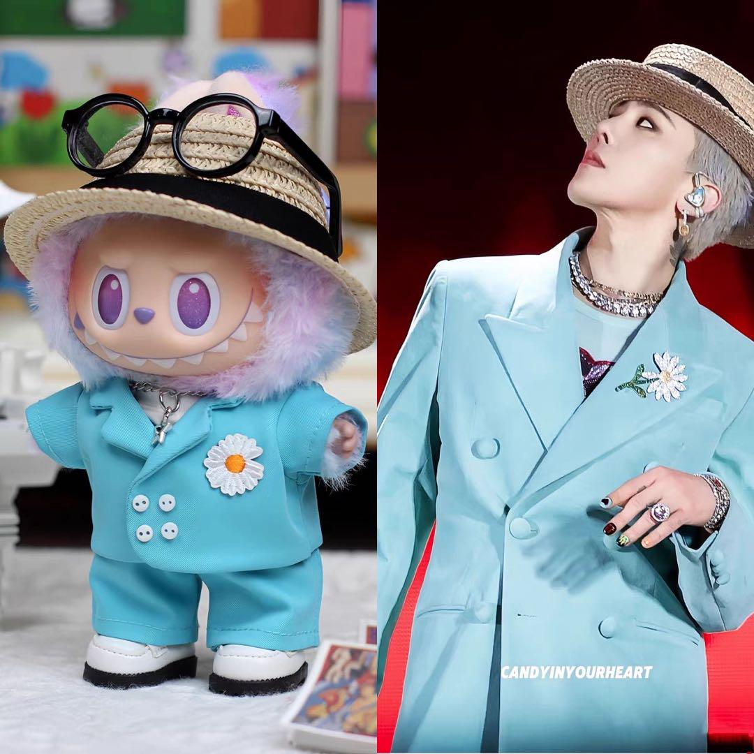 17cm LABUBU ラブブ GD Gdragon 衣装 着せ替え ぬい 服 - メルカリ