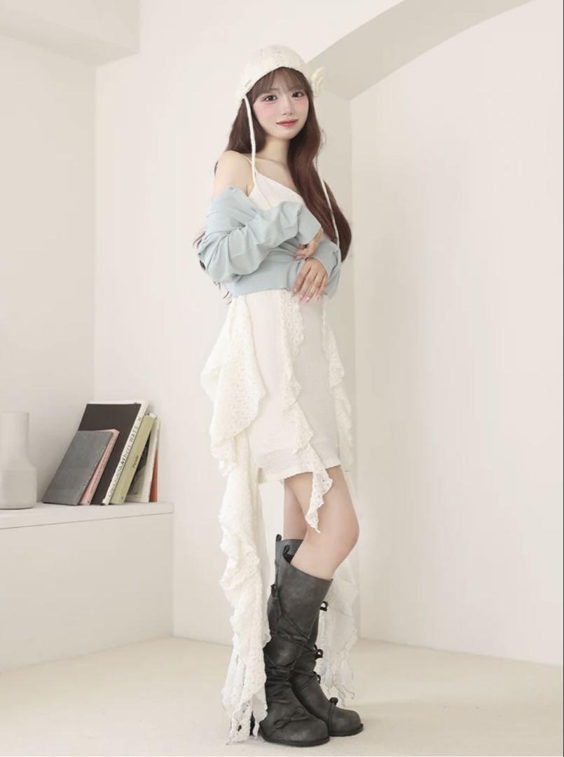【新品】Darich ダーリッチ　UVカットエンブレムニットカーディガン
