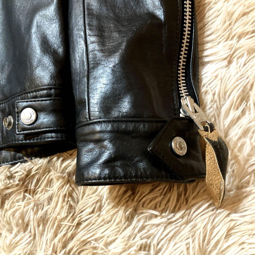 【良品】Schott カウレザートラッカージャケット　ヒッピー　 L