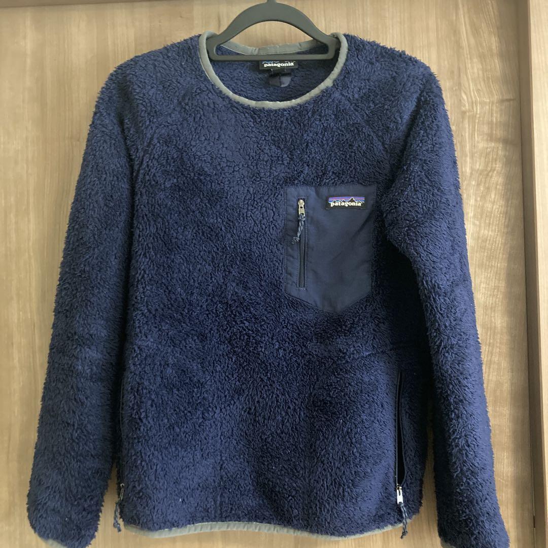 patagonia ネイビー フリース トップス　ロスガスト