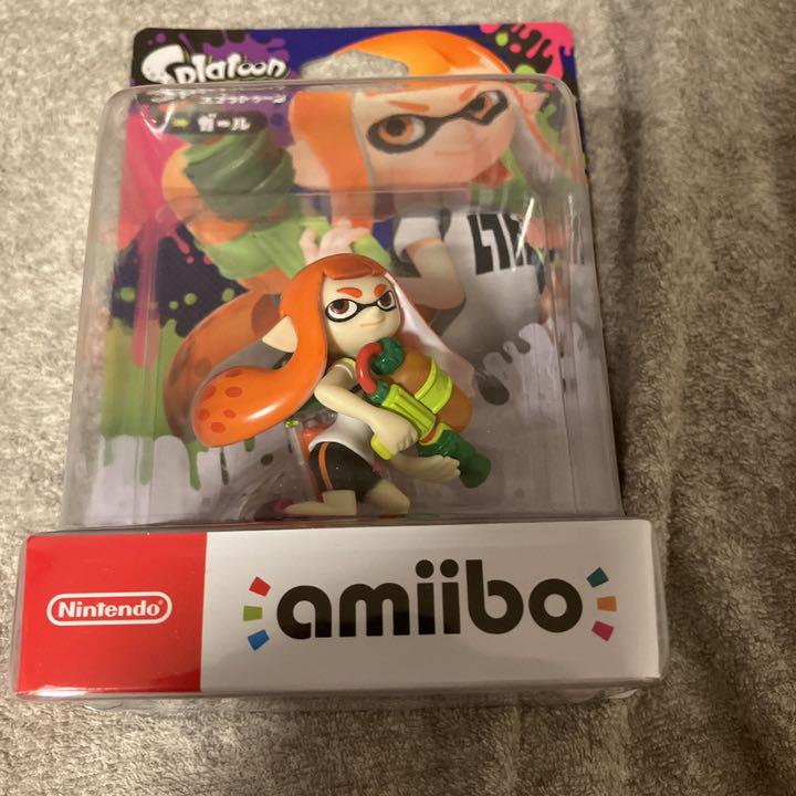 スプラトゥーン amiibo ガール オレンジ 新品未開封 タコ ヒメ イイダ