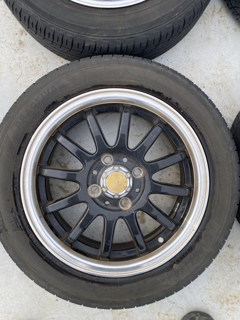 タイヤホイール 軽用 155/65R14 22年製 社外ホイール