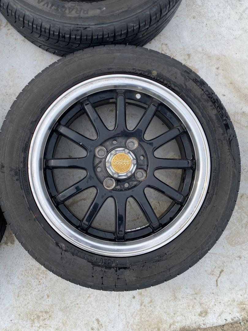 タイヤホイール 軽用 155/65R14 22年製 社外ホイール