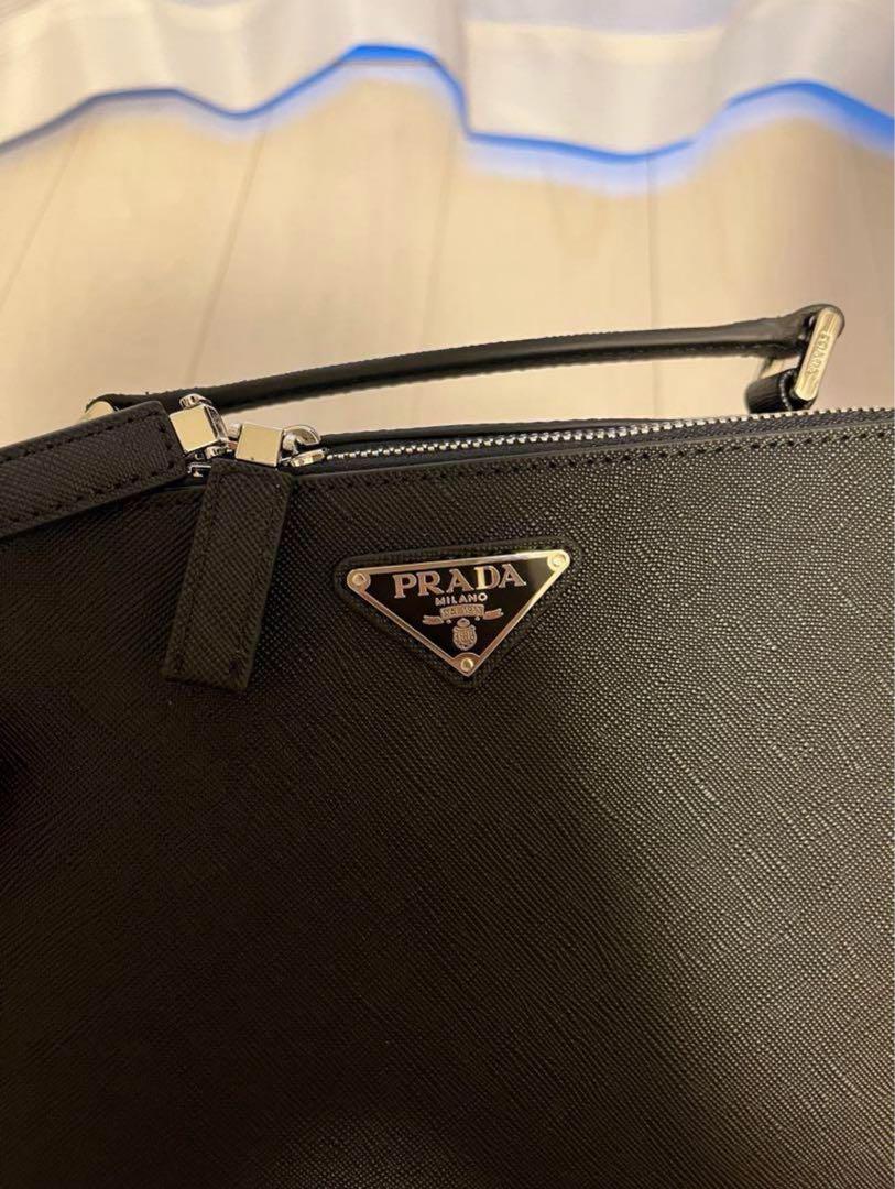 ☆PRADA☆プラダ ブリック サフィアーノレザーバッグ PRADA プラダ ブリックサフィアーノレザーバッグ - メルカリ