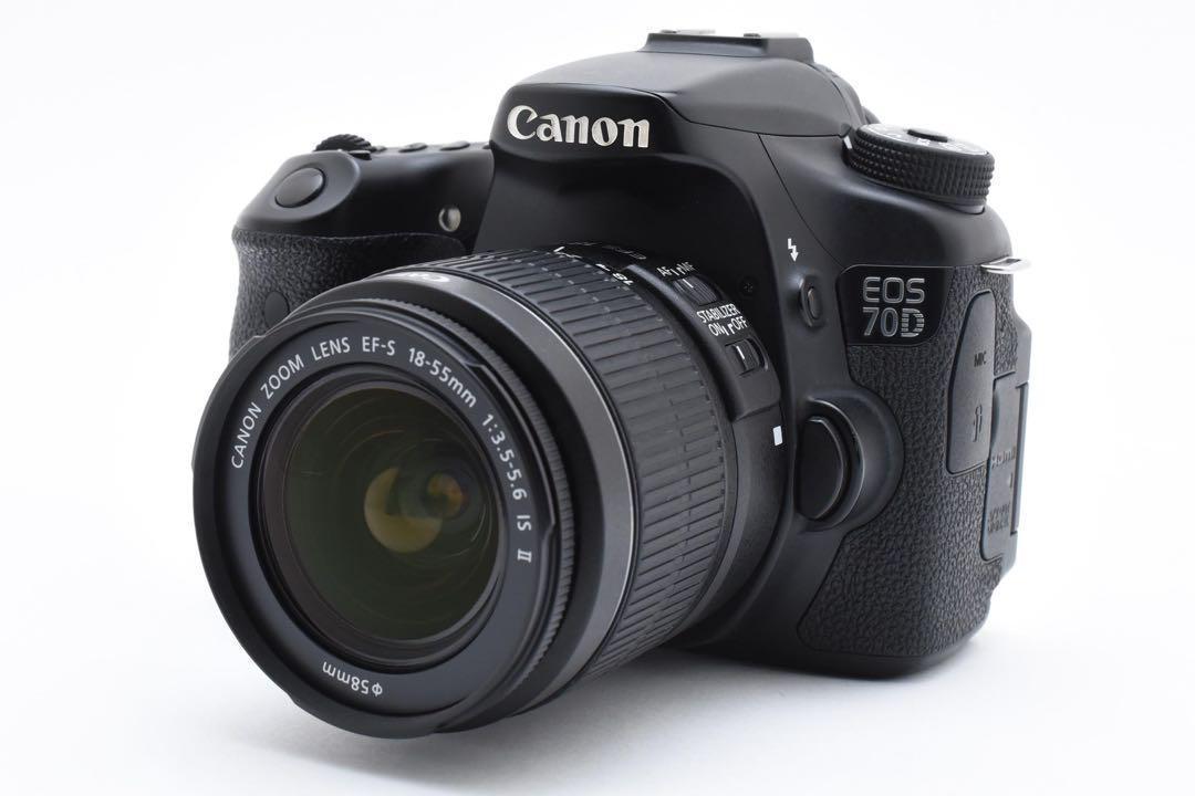 キャノン EOS 70D☆手ぶれ補正レンズ☆Wi-Fi☆一眼レフカメラ