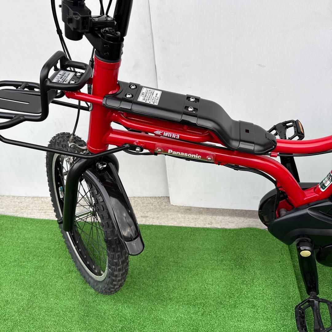 Panasonicパナソニック電動アシスト自転車 20インチ 美品 赤 Panasonicパナソニック電動アシスト自転車 20インチ 美品 赤