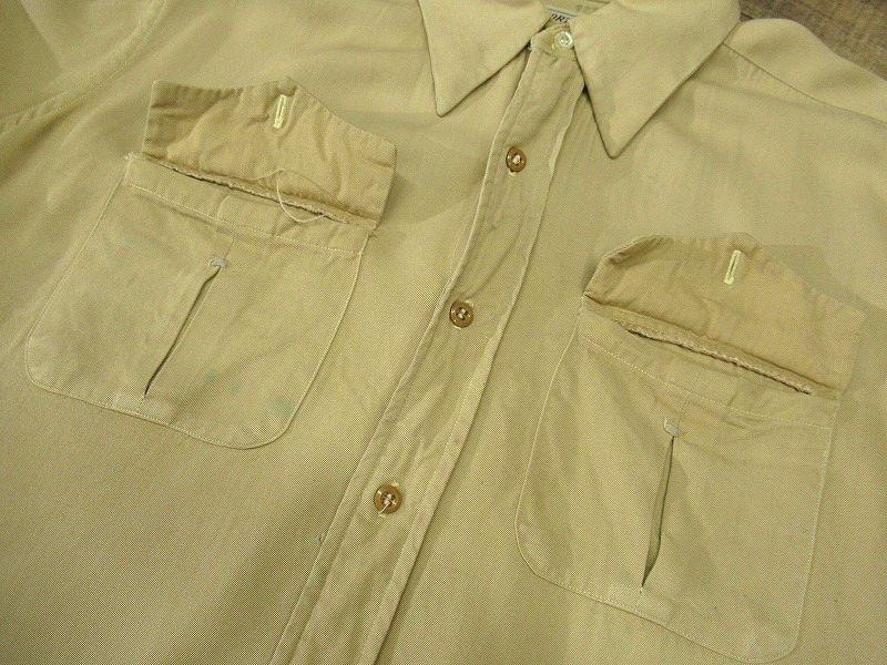 40s 50s ビンテージ SPORTOWNE 長袖 ギャバジン シャツ 16 画像4