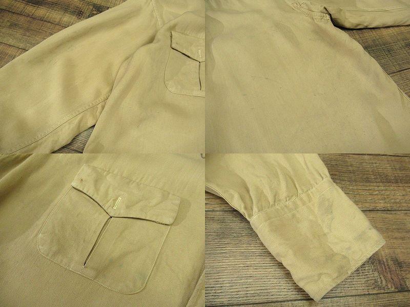 40s 50s ビンテージ SPORTOWNE 長袖 ギャバジン シャツ 16 画像6