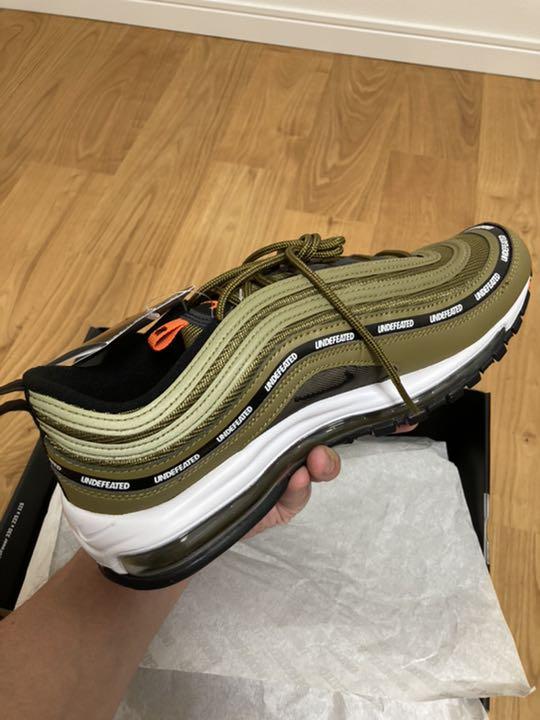Nike olive 27.0㎝ 67vxS-m88400579017 AIRMAX97 undftdとのコラボ 最新品得価