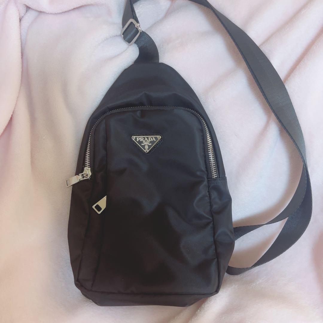 PRADA ウエストポーチ ナイロン - メルカリ
