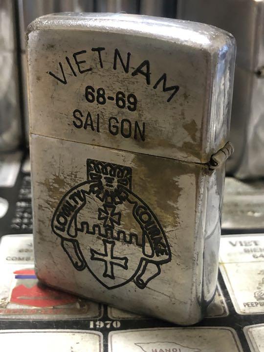 本物 1968年製ベトナムジッポー「第5騎兵連隊」