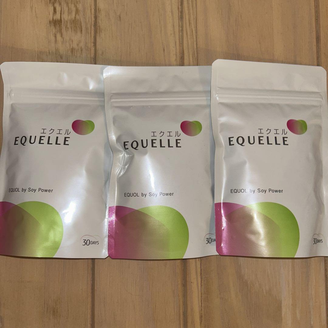 大塚製薬　EQUELLE エクエル　120粒　3袋