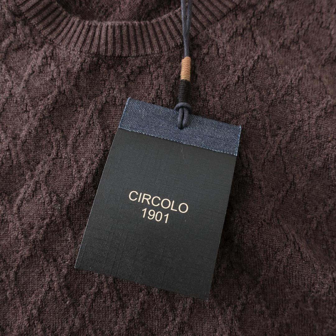 新品 CIRCOLO 1901 イタリア製 ウール100%セーター ニット M