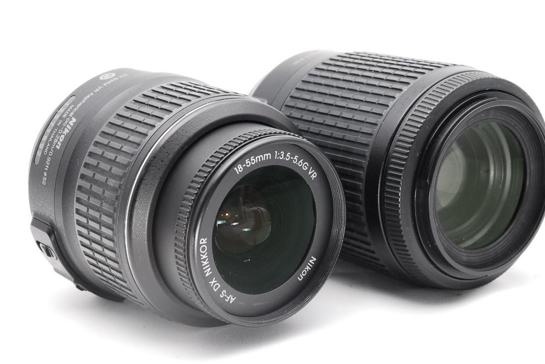 Nikon D60 ♥ニコン♥小型軽量モデル♥️ダブルレンズ♥ 一眼レフ