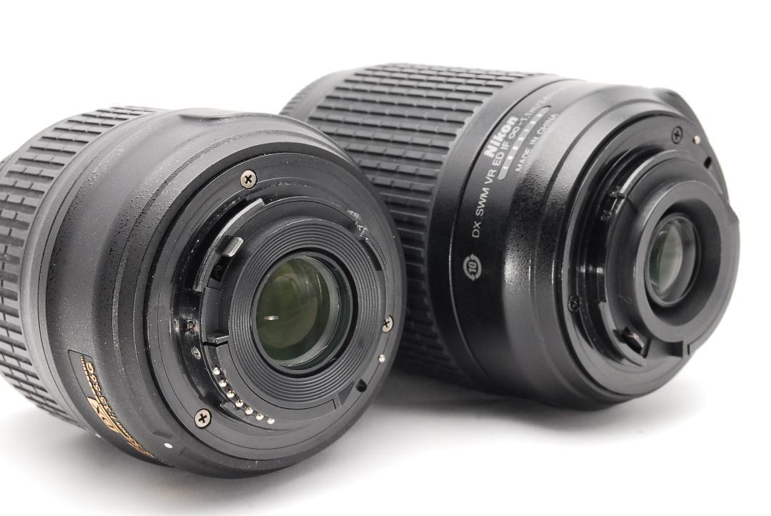 Nikon D60 ♥ニコン♥小型軽量モデル♥️ダブルレンズ♥ 一眼レフ