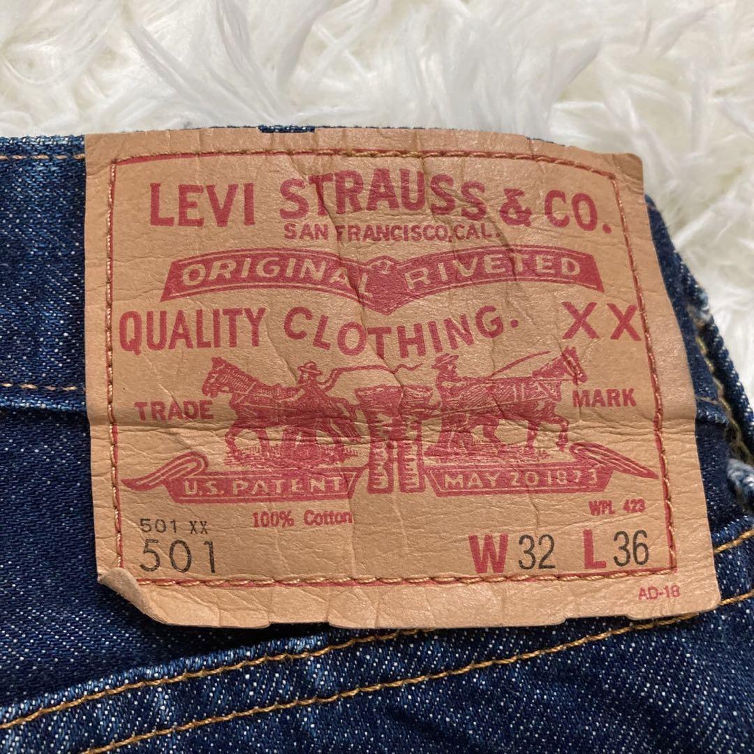 リーバイス501XX 66年 米国 赤耳 BIGE ダブルネーム LVC W32