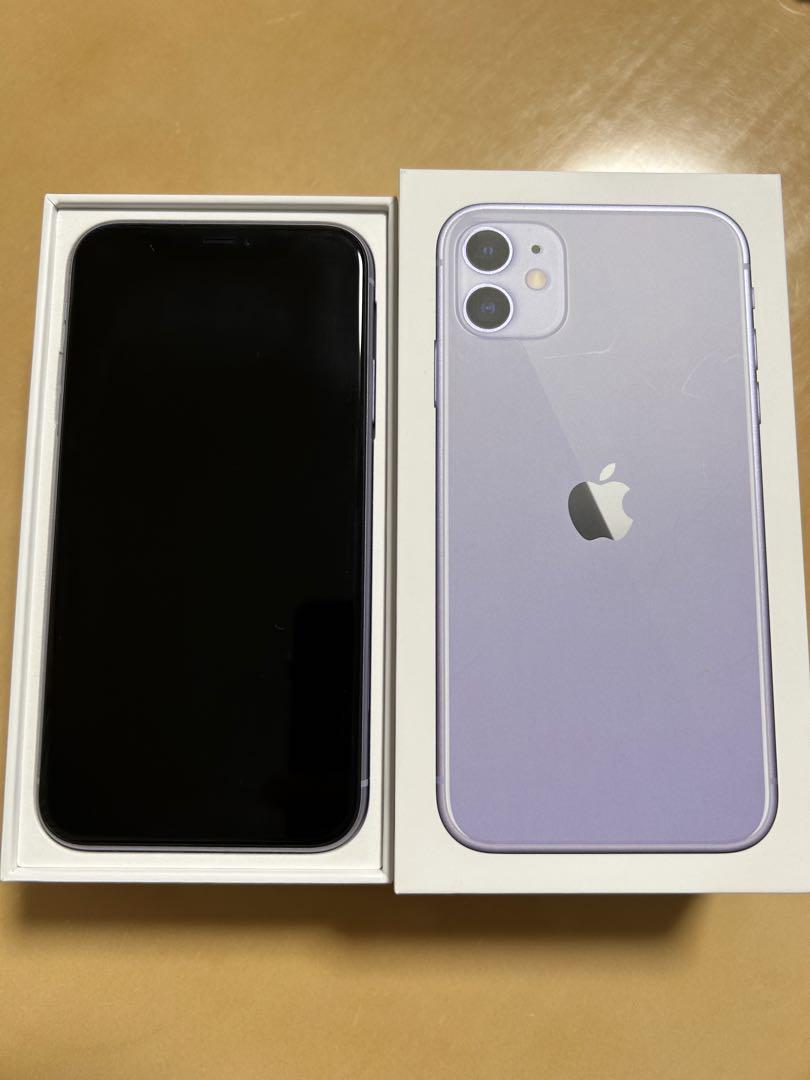 iPhone 11 パープル 128 GB au