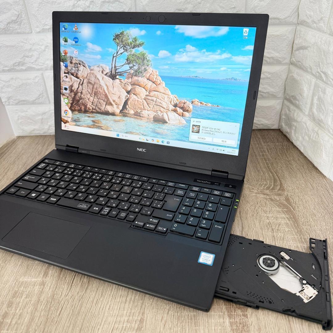 ★VersaPro VKM16X-5★NEC第8世代Corei5ノートPC