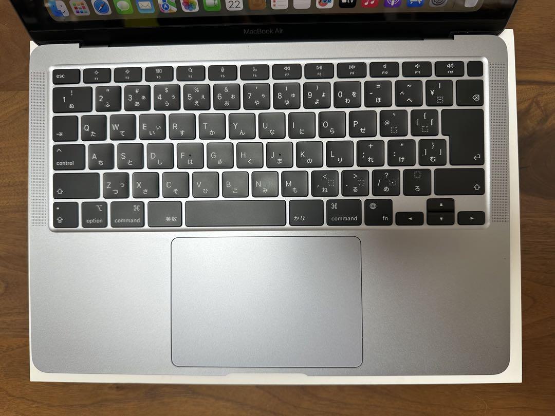 美品❗️MacBook Air 2020 M1チップ 512GB グレイ