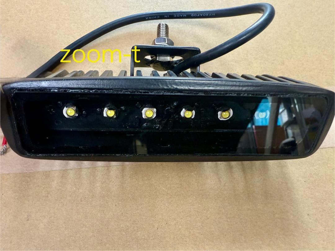 31　ズーマー　コネクタ加工susステムステー　全面照射改造　LEDヘッドライト