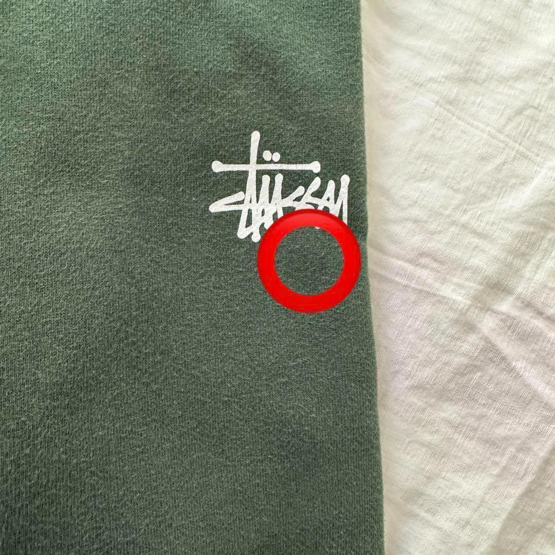 Stussy ストゥーシー パーカー ビックロゴ ダークグリーン Stussy ストゥーシー パーカー ビックロゴ ダークグリーン