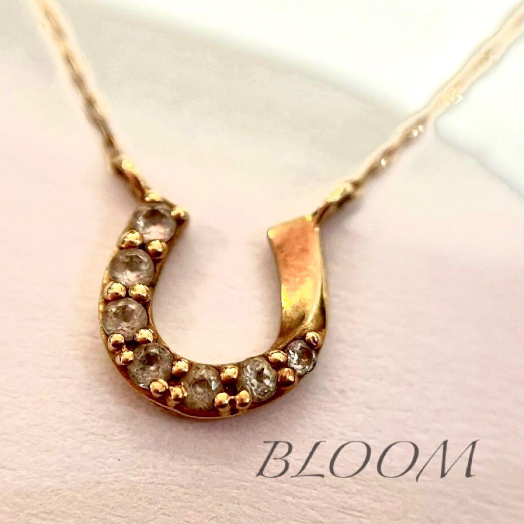 BLOOM ブルーム K10 10金 ホースシュー ネックレス