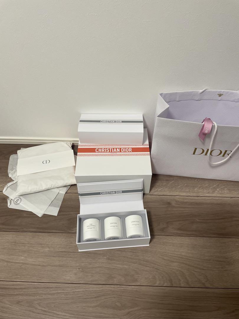 CHRISTIAN DIOR キャンドル3個セット