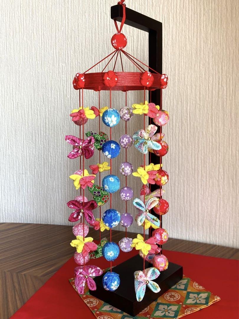 ② 吊るし飾り　お雛様　ちりめん細工　お雛様　初誕生　お正月