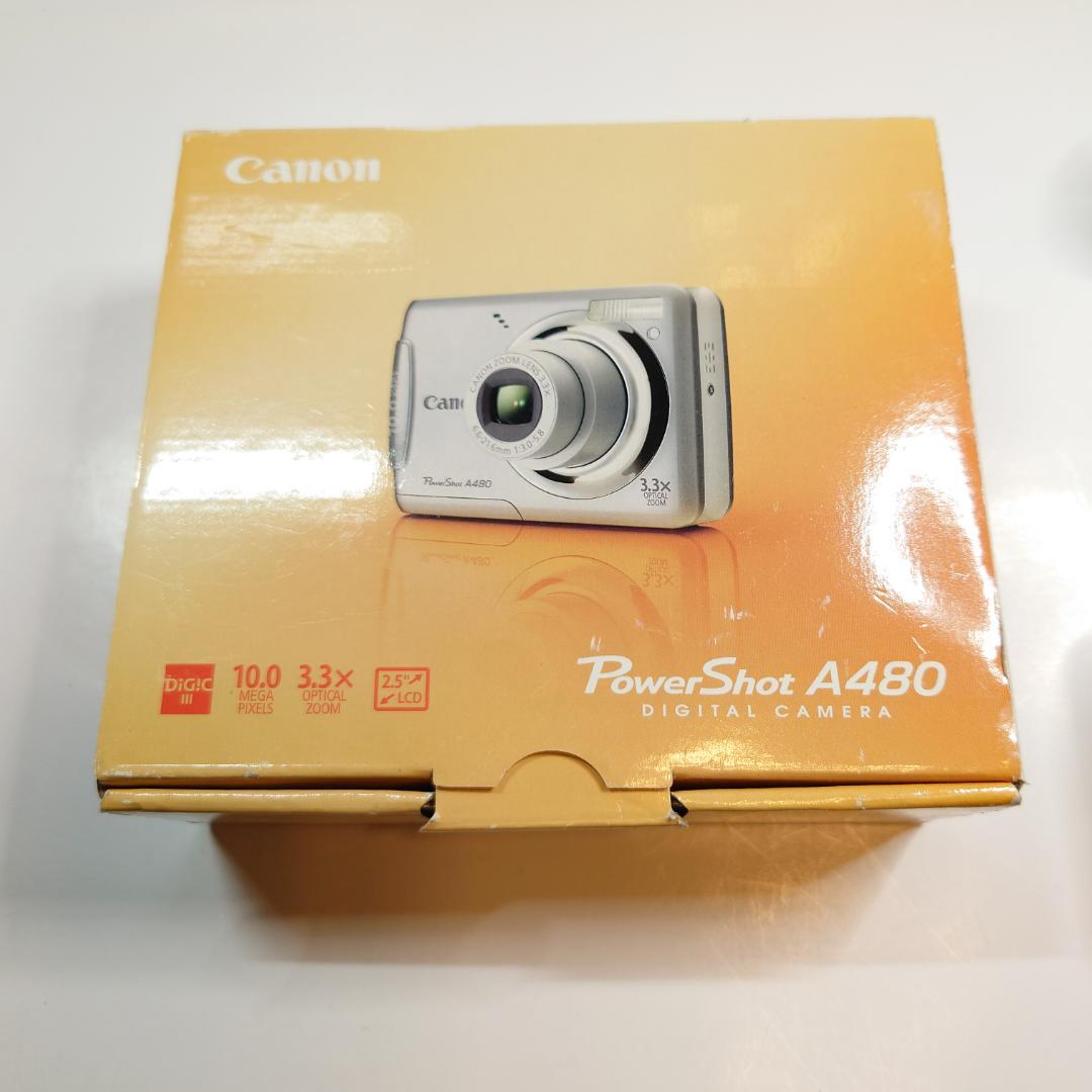 Canon PowerShot A480　シルバー　美品　単三電池式