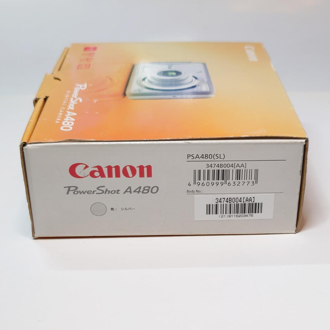 Canon PowerShot A480　シルバー　美品　単三電池式