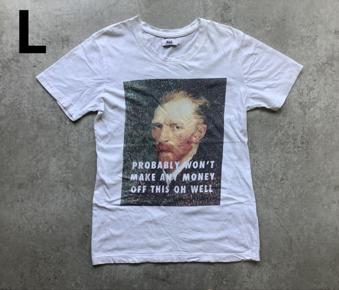 ゴッホ 自画像 tシャツ アートtシャツ - メルカリ