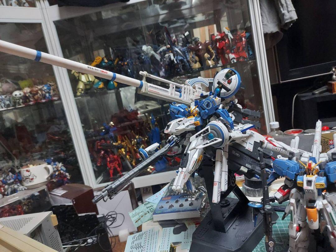 HG 1/144 EX-Sガンダム　ディープストライカー　塗装済　完成品セット