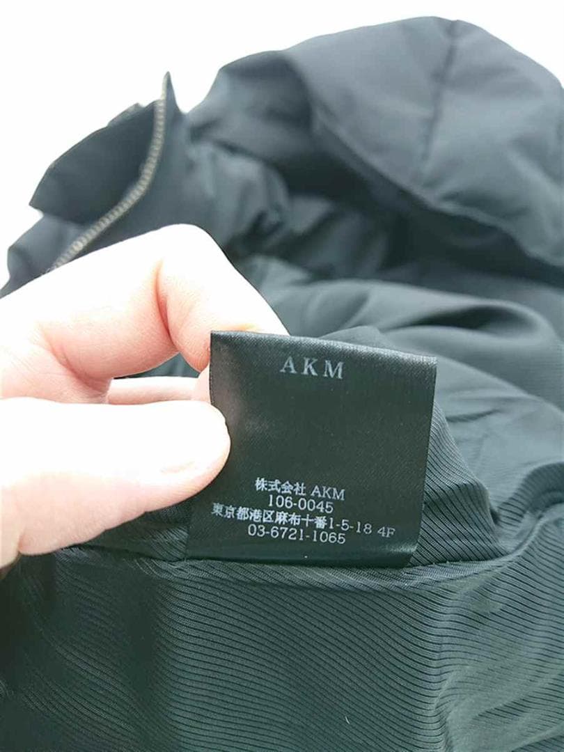 &エーケーエム AKM ダウンダッフルコート ブラック系 メンズ Mサイズ