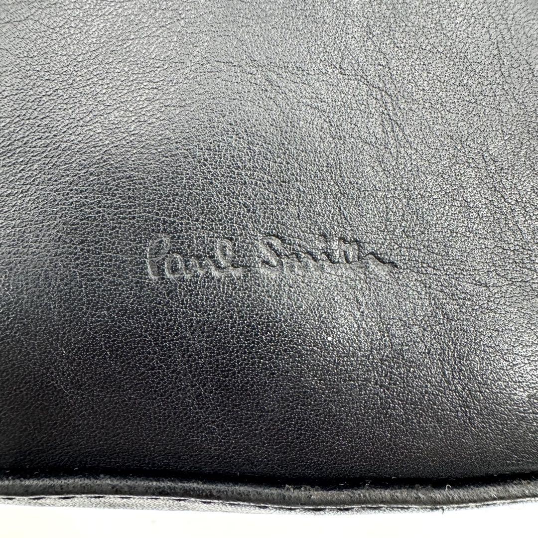 美品✨Paul Smith ボディバッグ ショルダー マルチストライプ ブラック